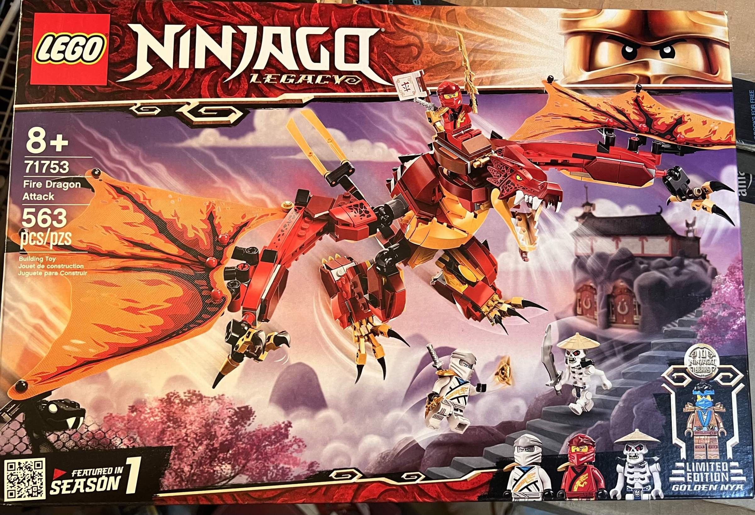 LEGO Set 71753 Ninjago Fire Dragon Attack